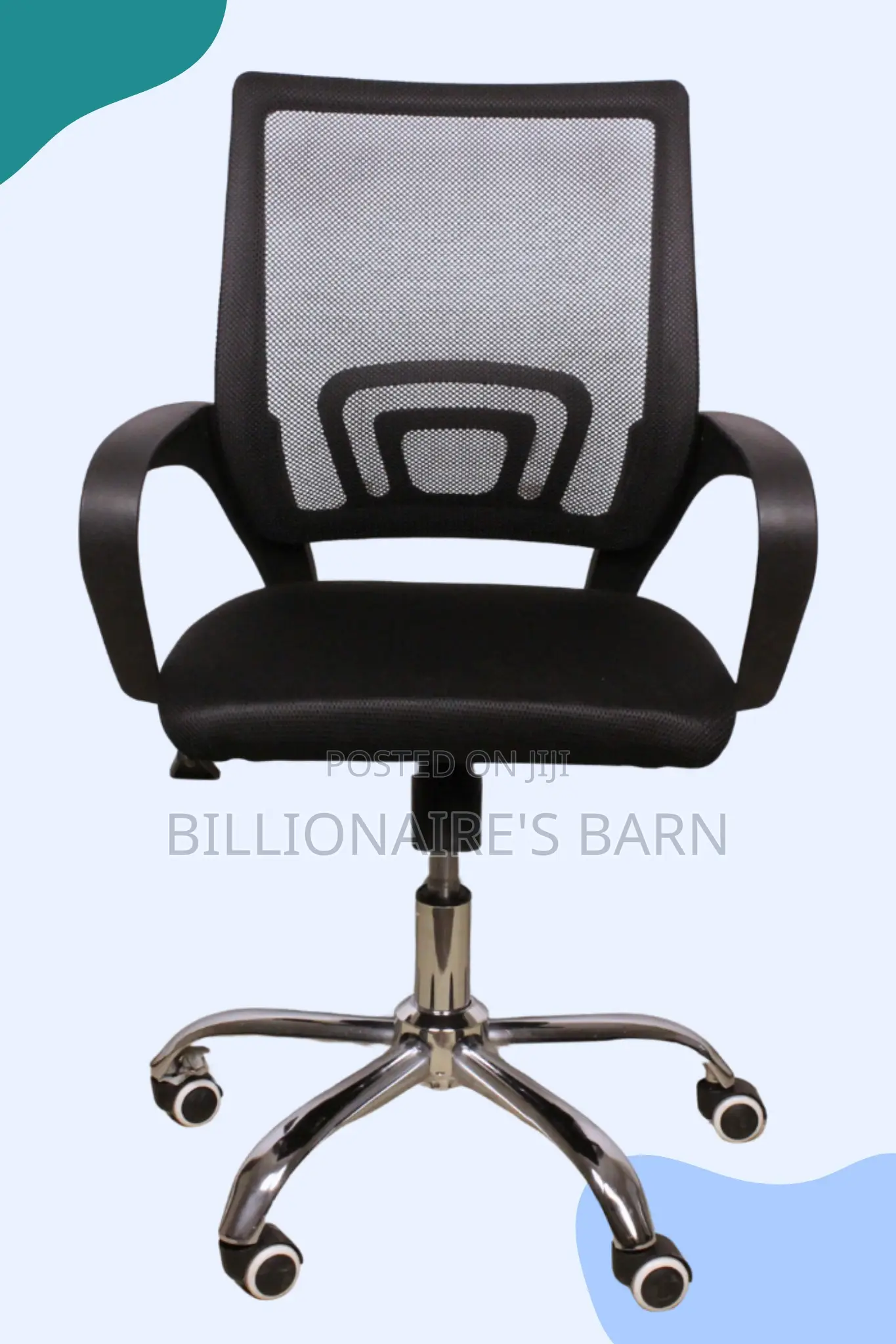 Strong Fixed Mesh Office Chair