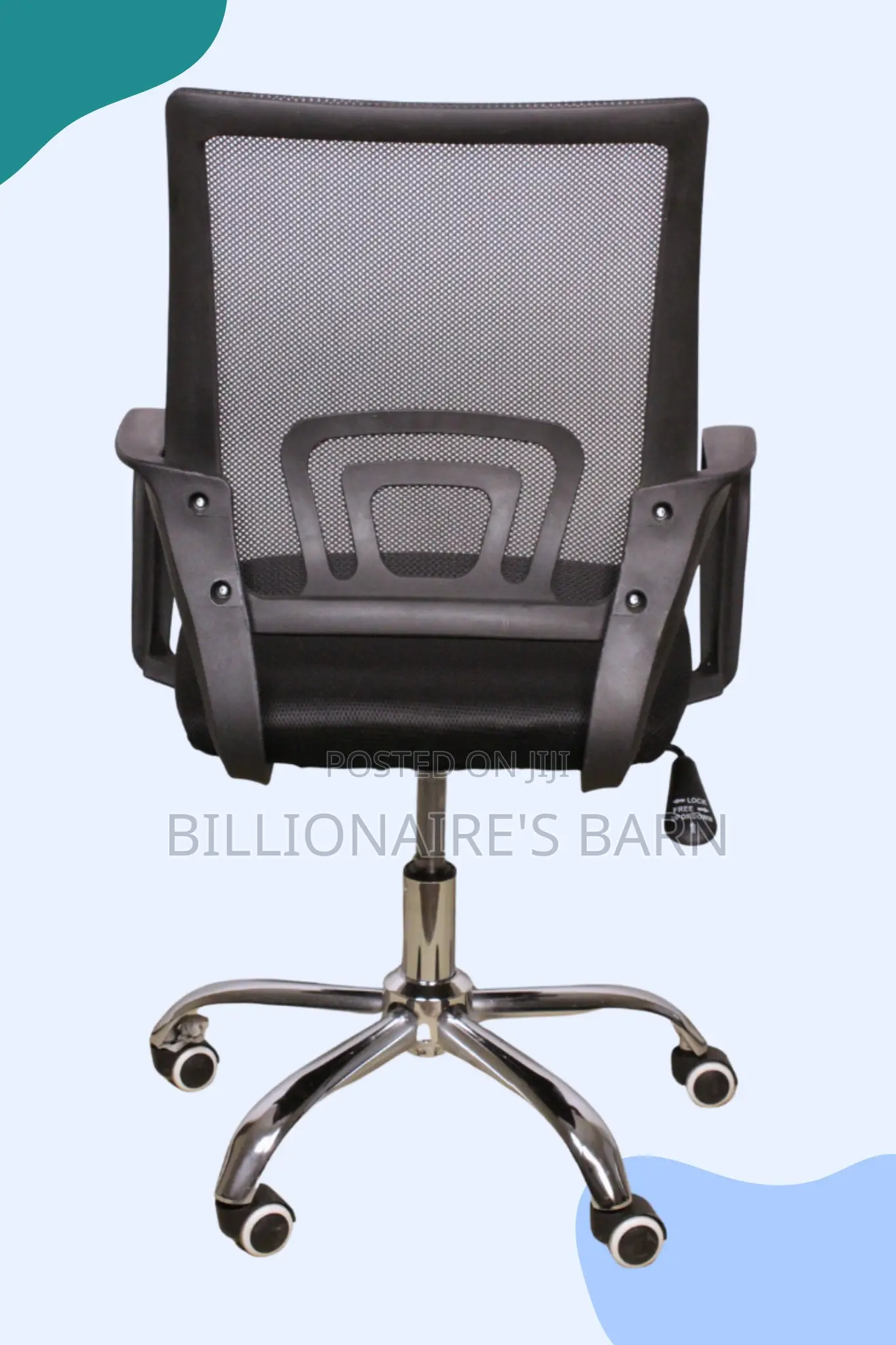 Strong Fixed Mesh Office Chair