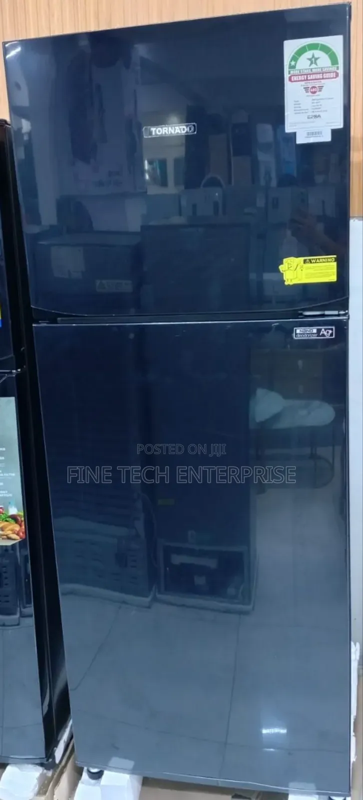 Tornado 396l Double Door Fridge,