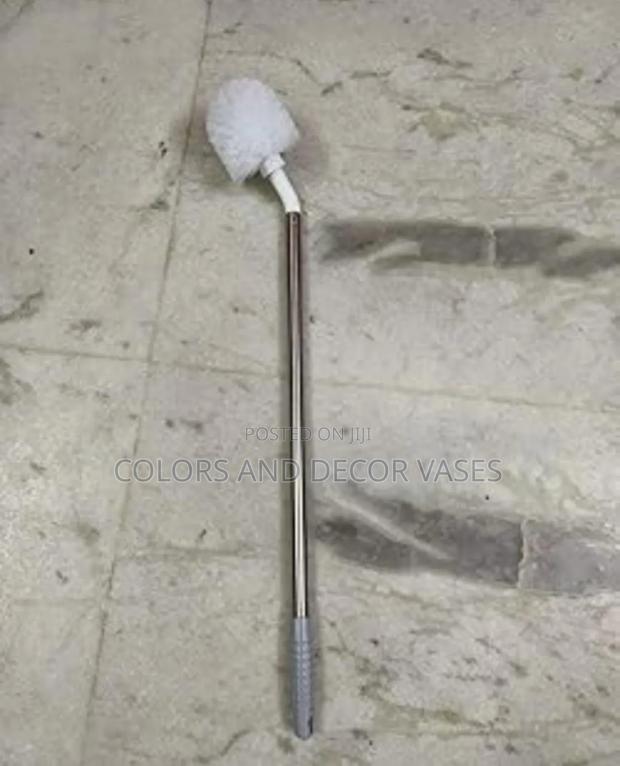 Bent Gallon Bottle Cleaning Brush Available in White Colour