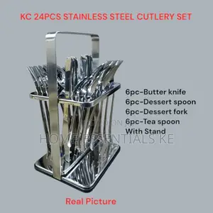 Freedom Navy Stainless Steel Cutlery Set 24pcs