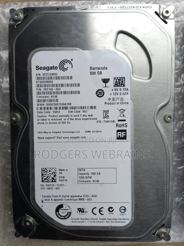 Internal Hard Disk 500gb - main view
