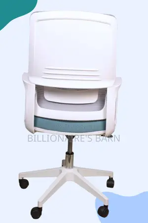 Fixed Plastic Armrests Mesh Office Chair.