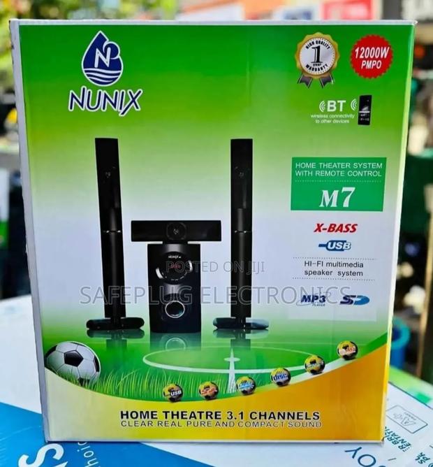 Nunix 3.1ch Nu- M7 Home Theater Speaker System, With Remote - main view
