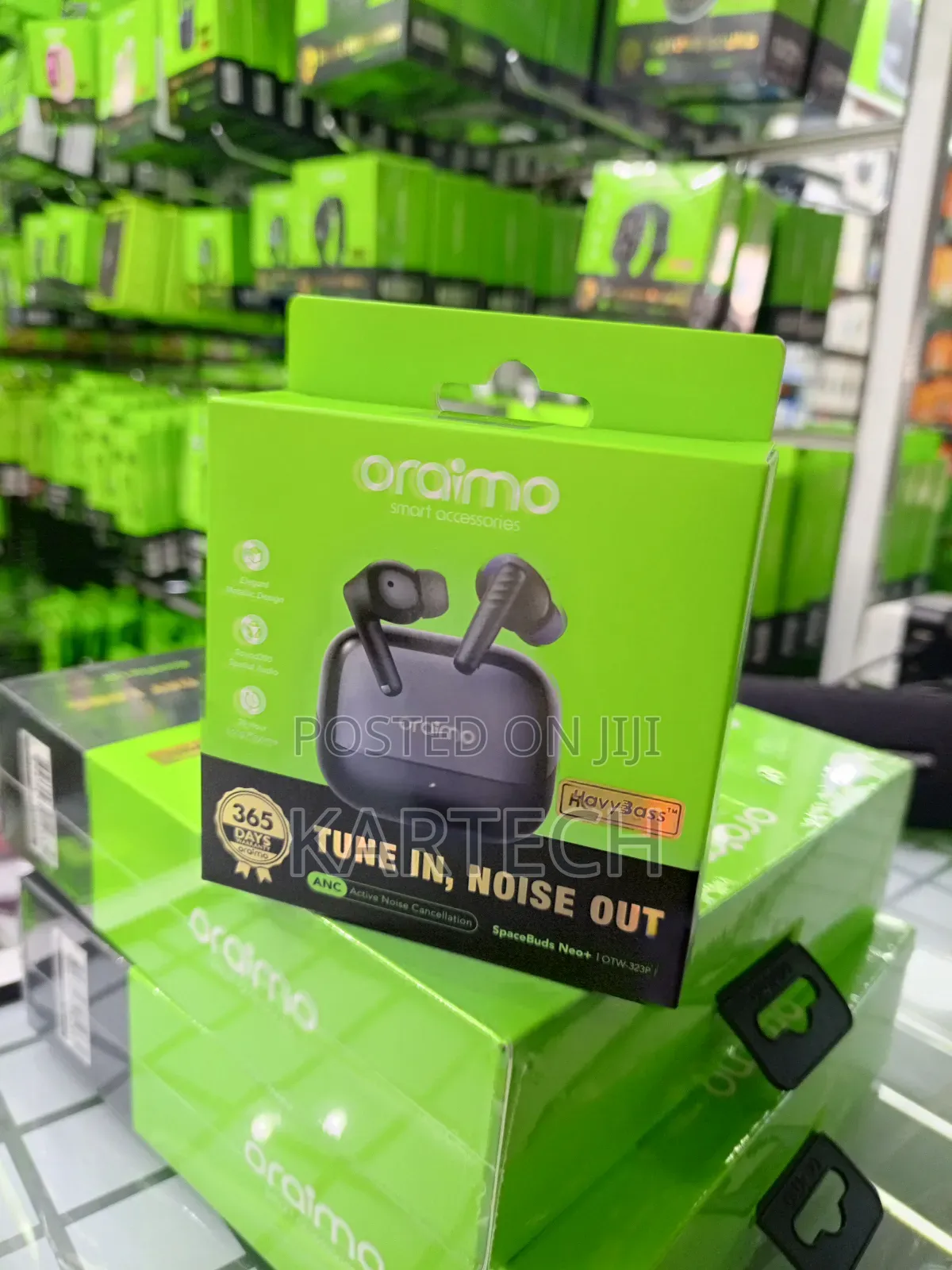 Oraimo Spacebuds Neo+ Anc True Wireless Earbuds.