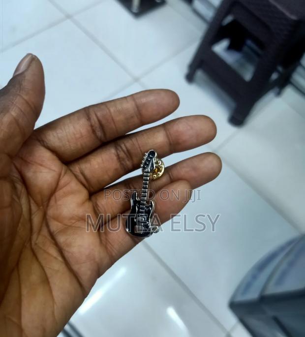 Black Guitar Lapel Pins - thumbnail 2