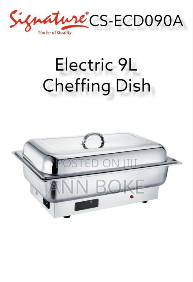 9 LTR Electric Cheffing Dish Double Compartment Cs-Ecd-09b - thumbnail 2