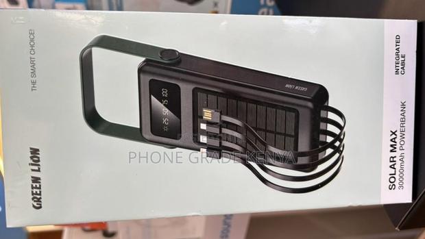 Green Lion Solar Max 30,000mah Power Bank