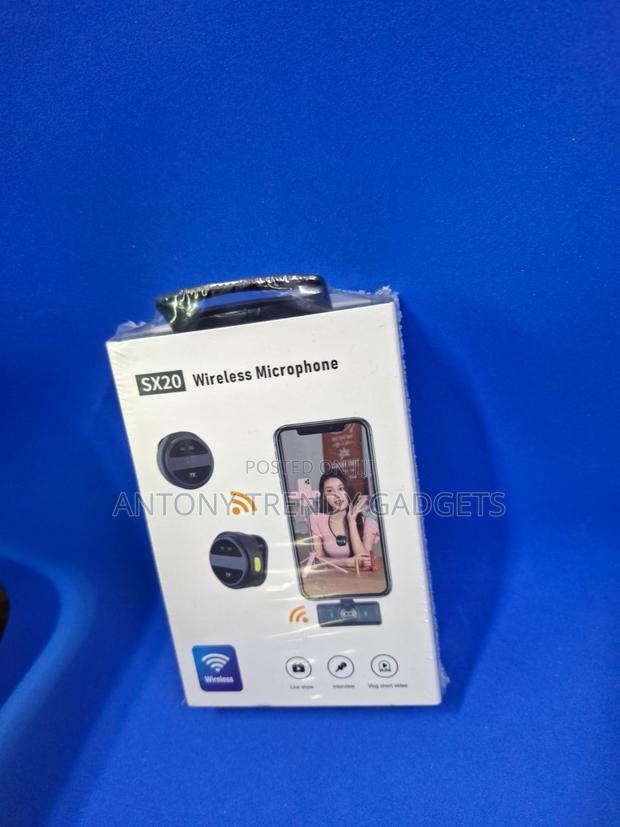 Sx20 2.4g Magnetic Wireless Lavalier Mic For Tiktok