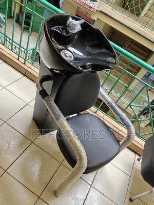 Adjustable Imported Black Kinyozi Sink - main view