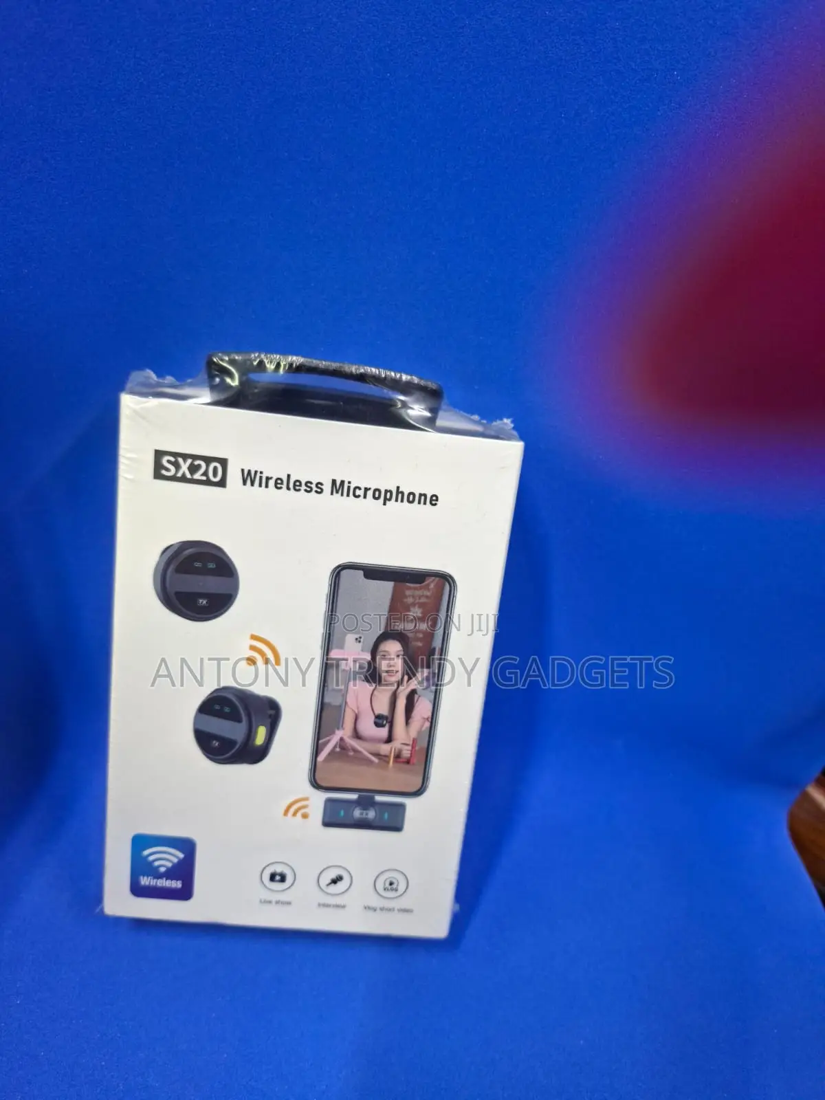 Sx20 Lavalier Microphone With 2.4g Stable Wireless Signal