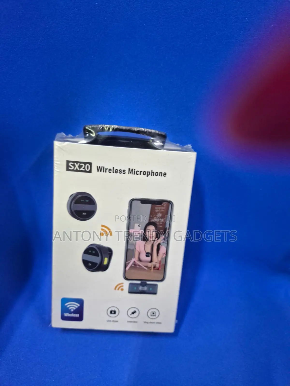 Sx20 Lavalier Microphone With 2.4g Stable Wireless Signal