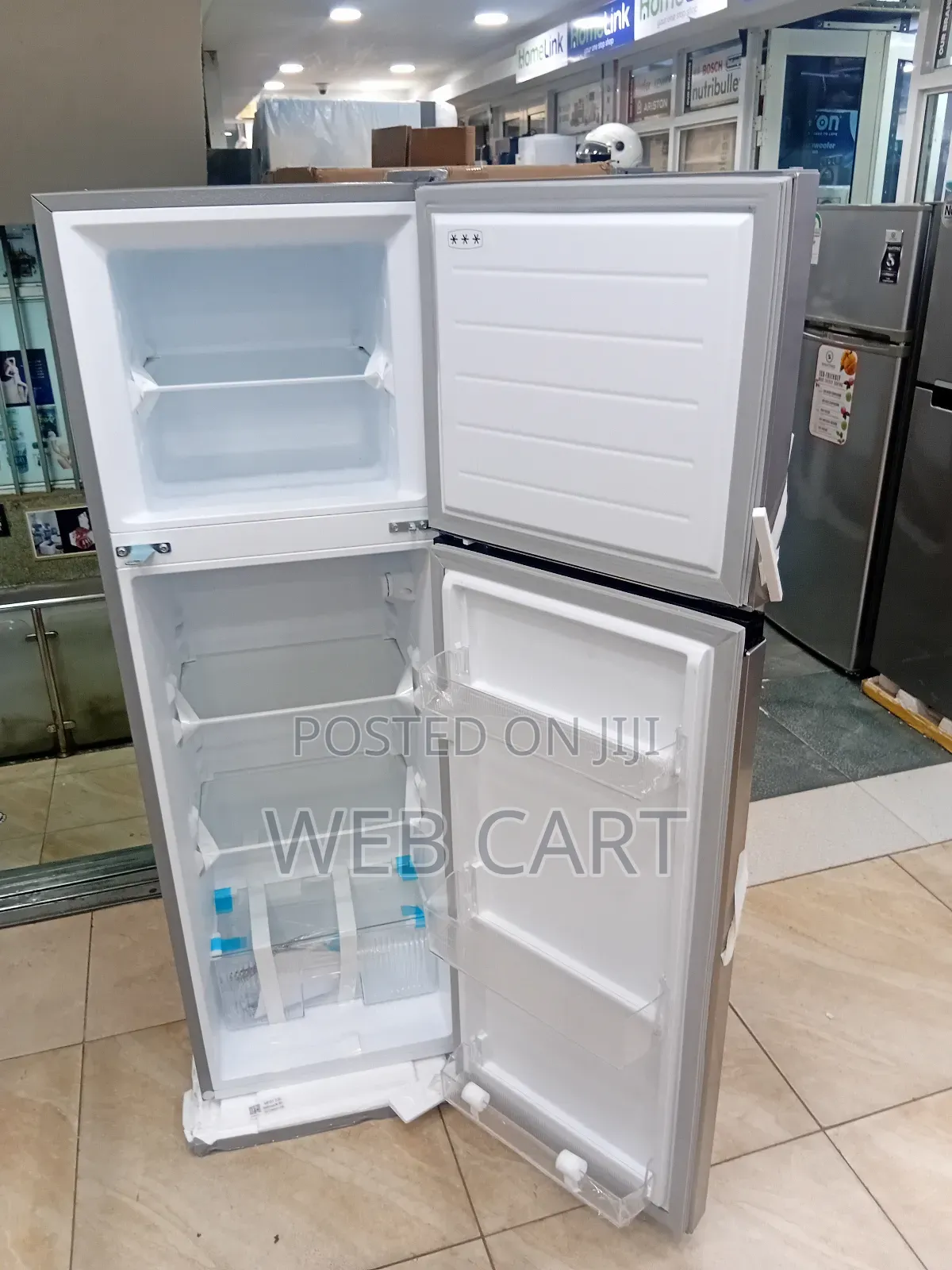 Hanmac 173 Litres Fridge – Compact Double Door Model