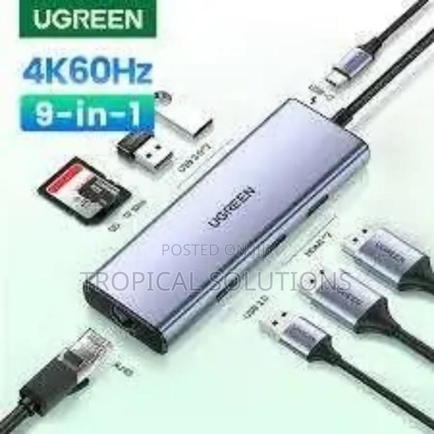 Ugreen 9 in 1 Usb -C Multifunction Adapter Cm498 - thumbnail 3