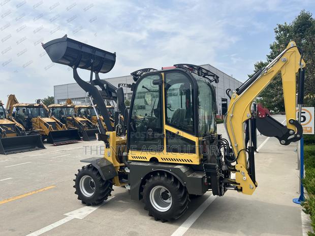 Mini Backhoe Loader Multi-Purpose Backhoe Excavator Tractor - thumbnail 3