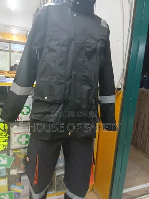 Black and Grey Engineer Suit