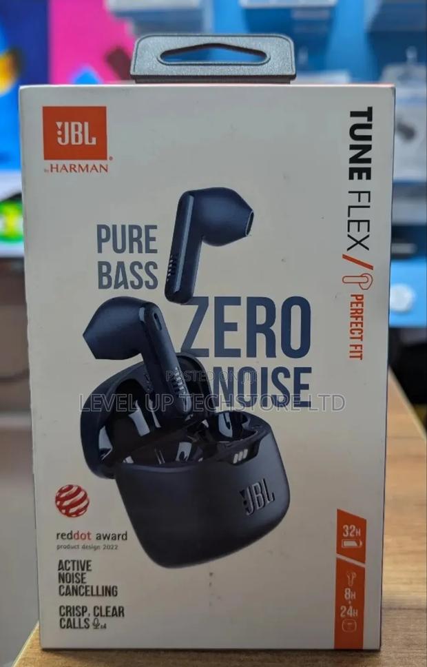 Jbl Tune Flex - True Wireless Noise Cancelling (Black), Small
