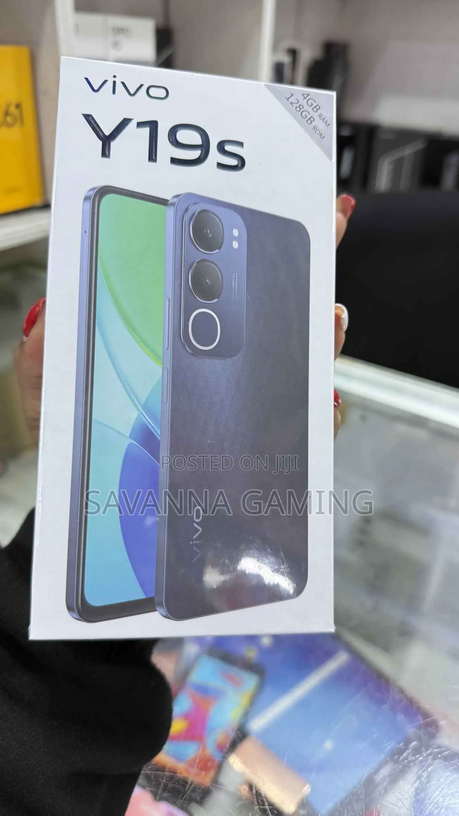 New Vivo Y19 128 GB Black