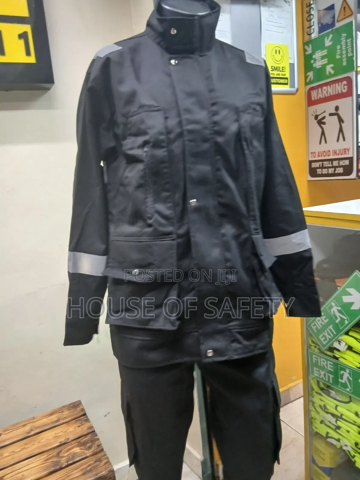 Grey/Black Working Engineering Outfit