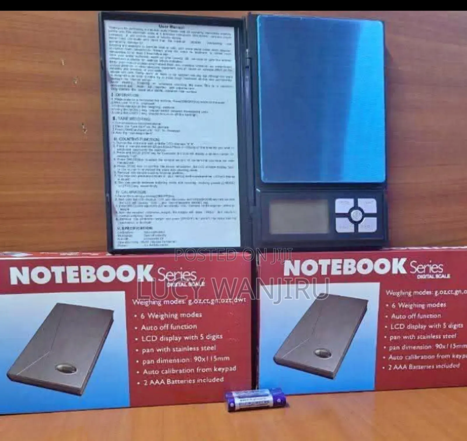 Notebook Gram Scale