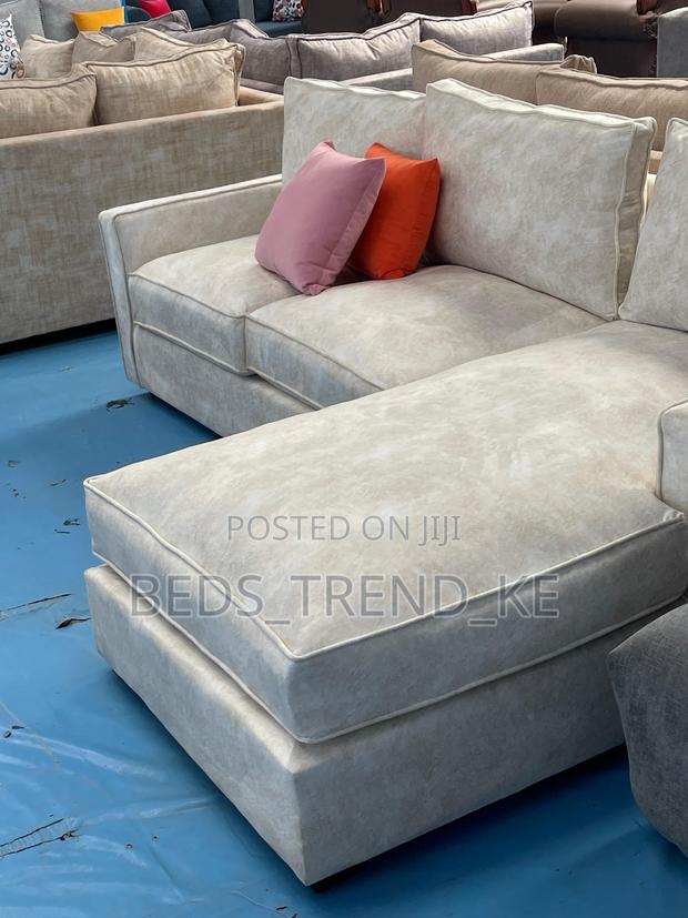 Undisturbed 6 Seater L Sofa Set