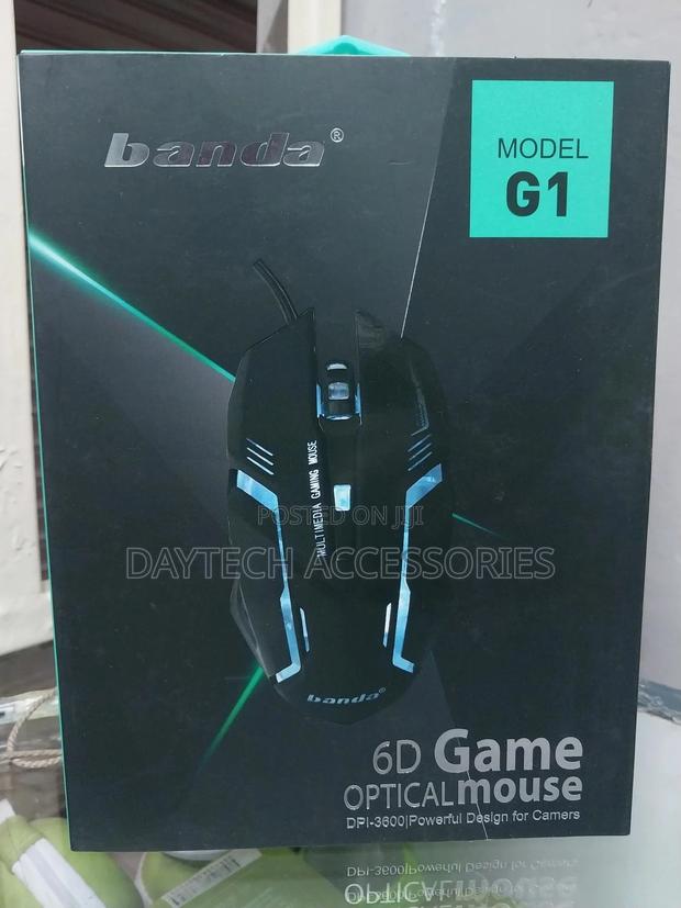 Banda G1 6d Led Lighted Gaming Wired Mouse
