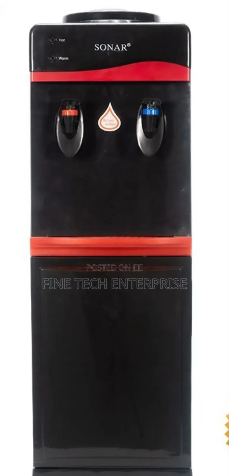 Black Sonar B7 Hot and Normal Free Standing Water Dispenser