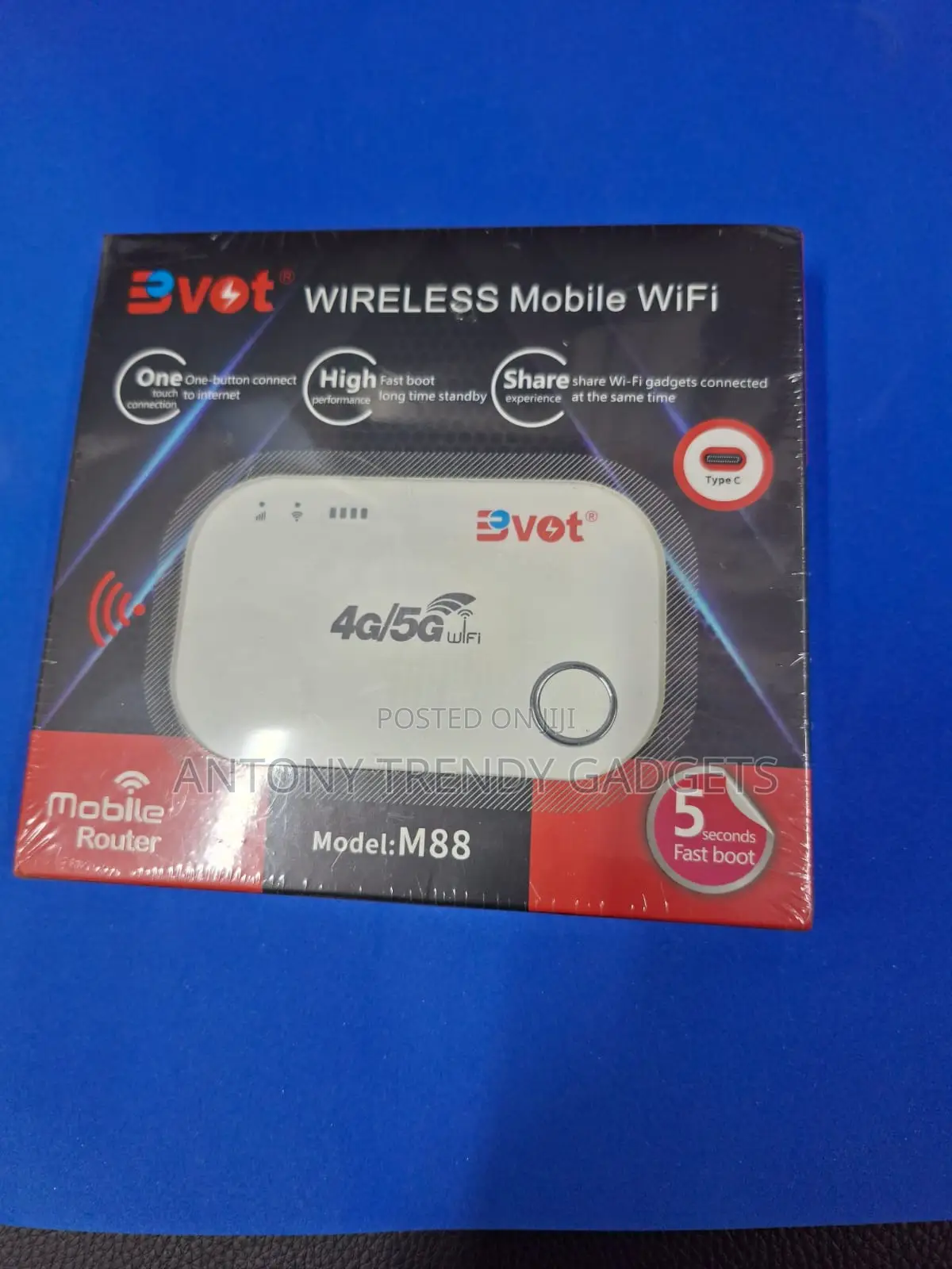 Bvot M88 5g Mobile Wifi Router | High-speed Hotspot