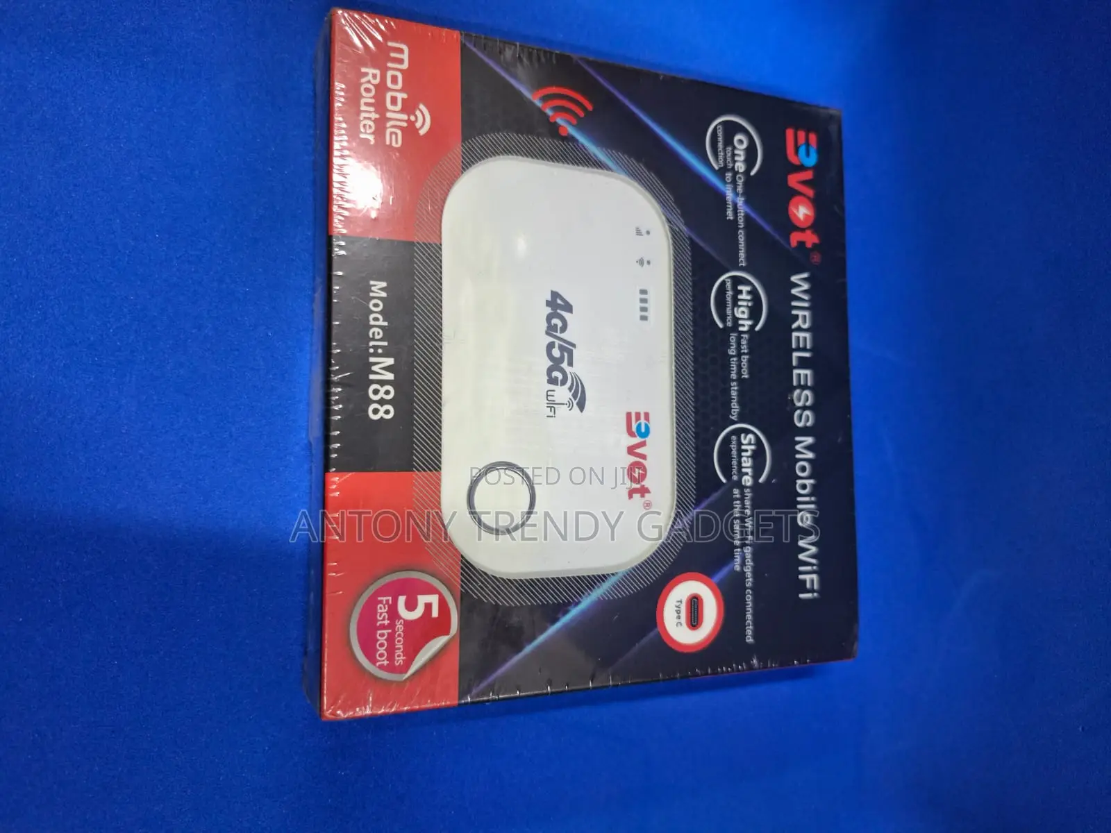Bvot M88 Wireless Wifi Router | Fast Boot & Long Standby