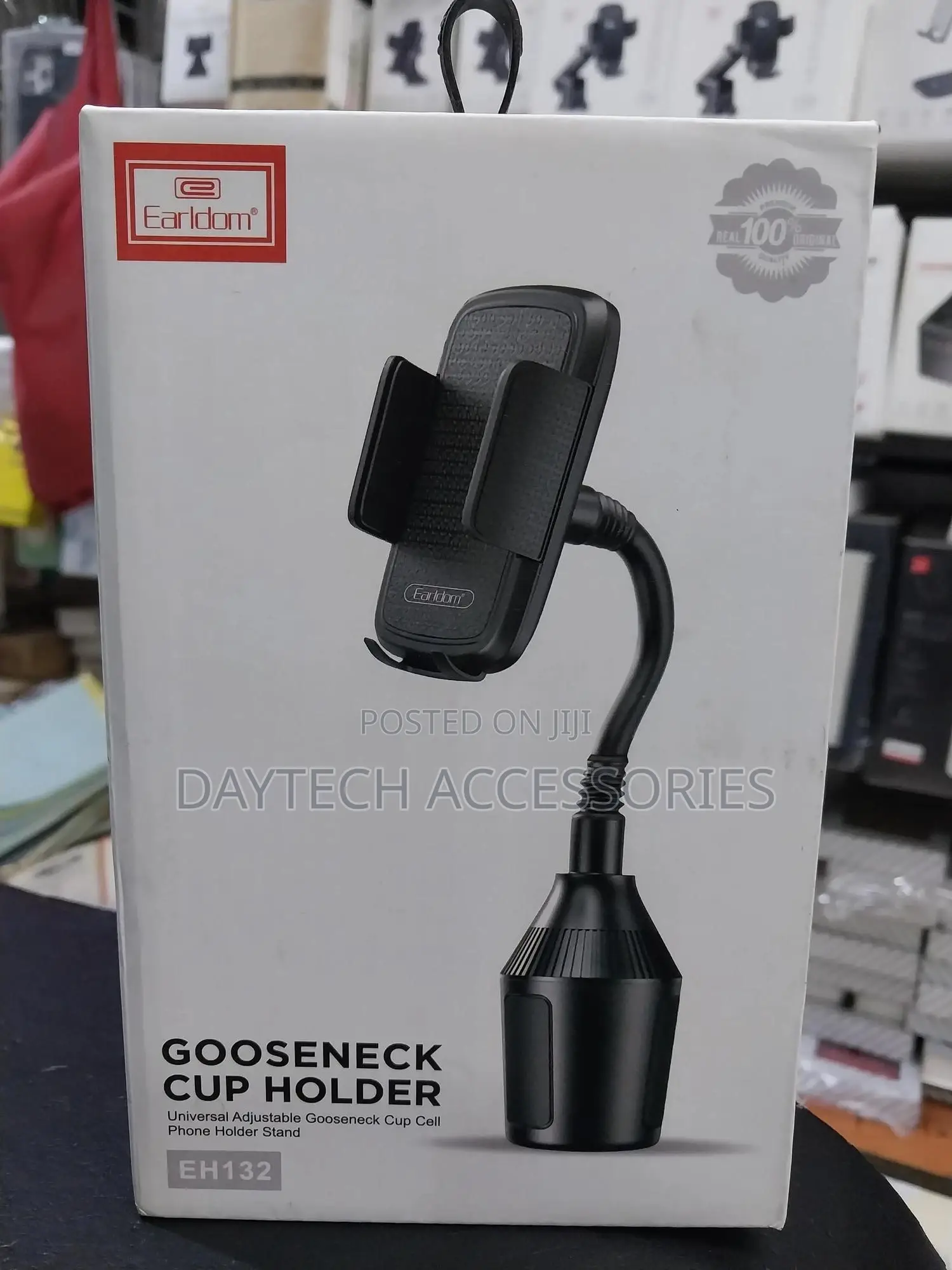 Earldom Eh132 Car Mobile Holder Universal Rotatable Gooseneck Cup