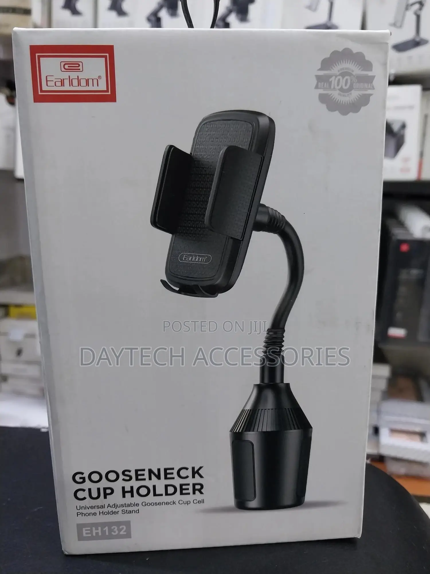 Earldom Eh132 Car Mobile Holder Universal Rotatable Gooseneck Cup