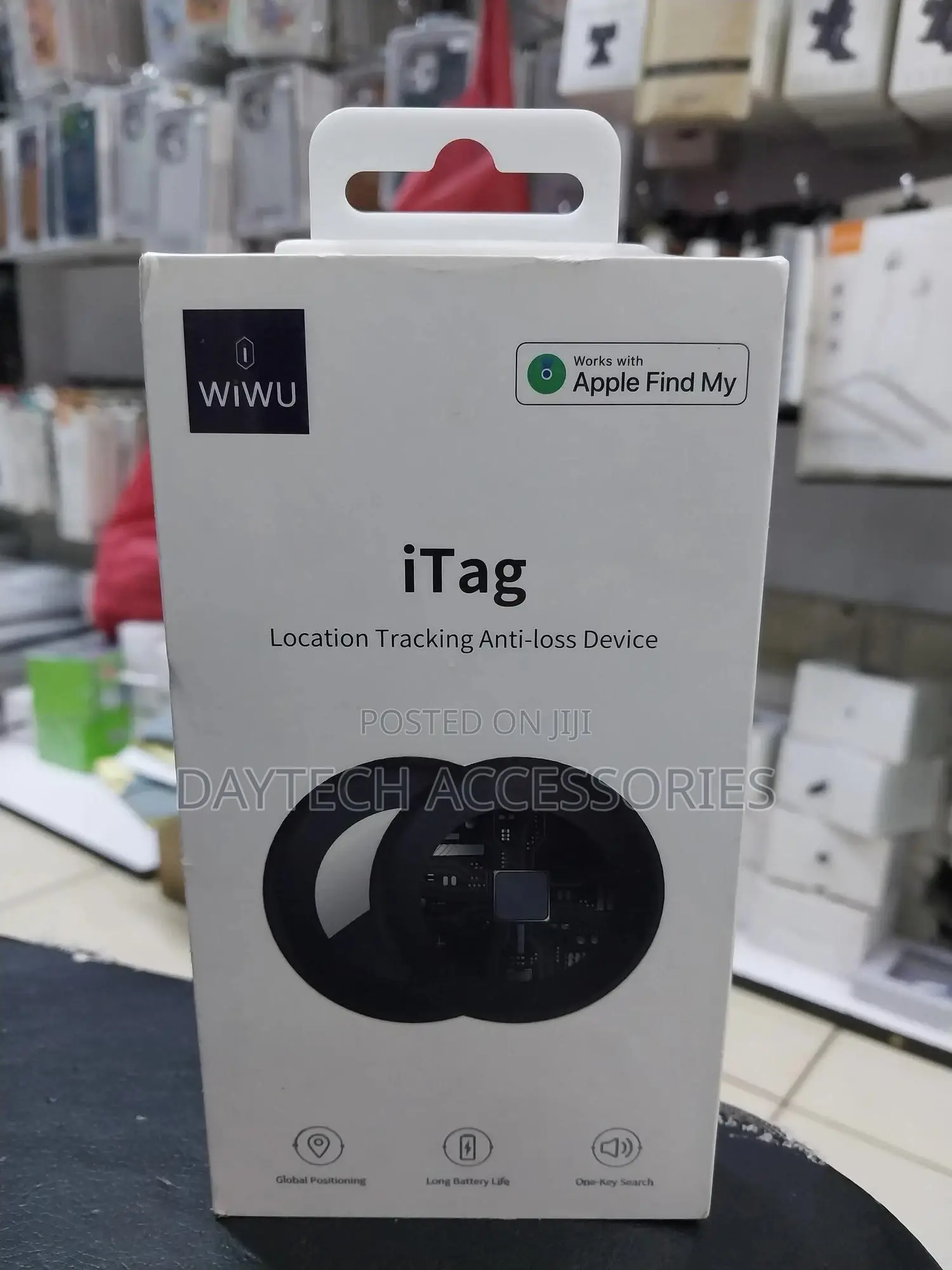 Wiwu Itag Anti-Lost Smart Location Tracker-Black