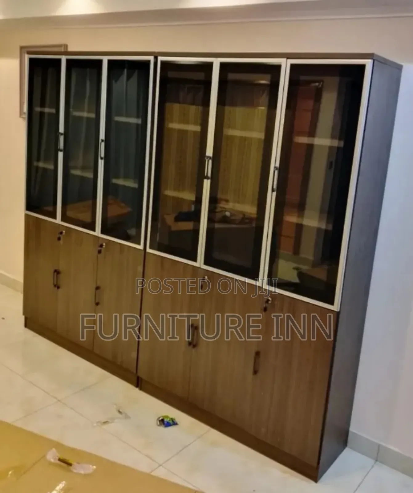 Office 3 Door Bookshelf