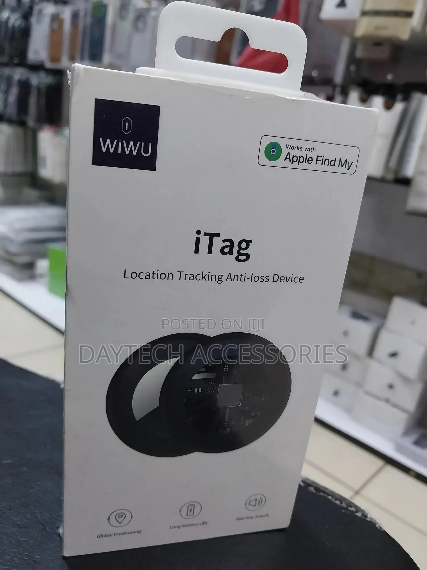 Wiwu Itag Anti-Lost Smart Location Tracker-Black