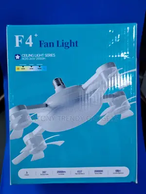 F4+ Ceiling Light With Fan | 20000h Lifespan, Remote Control