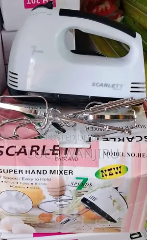 Scarlet Super Hand Mixer / 260 W High Power Super Hand Mixer