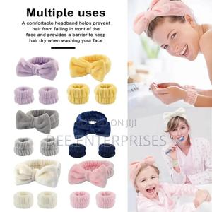 3 Piece Plush Wristband Hair Tie - thumbnail 2