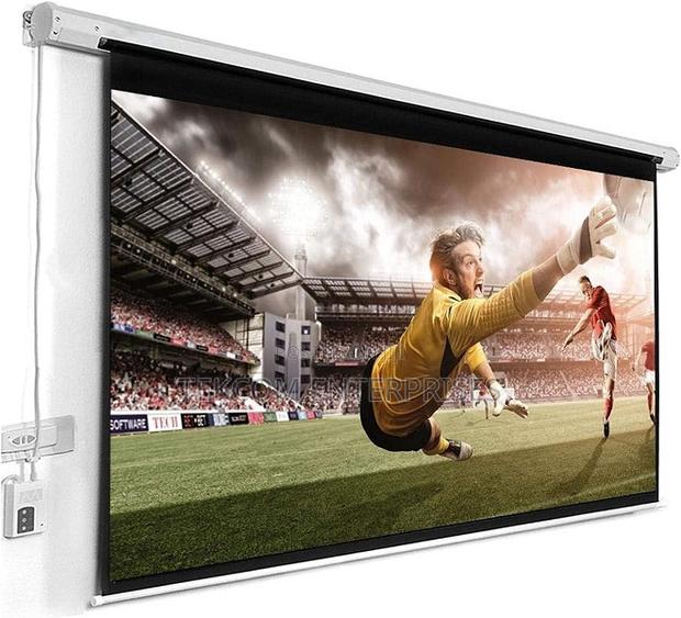 Electric 300 X 300cm Projector Screen - main view