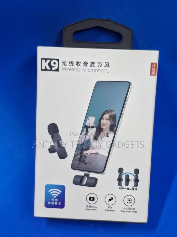 Wireless Lavalier Microphone K9 – Ideal For Video & Podcast - thumbnail 4
