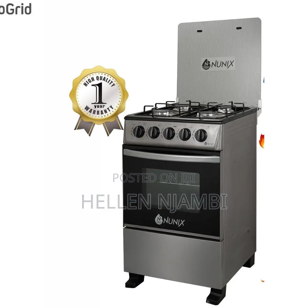 Nunix 50*55 Free Standing Full Gas Cooker With Gas Oven