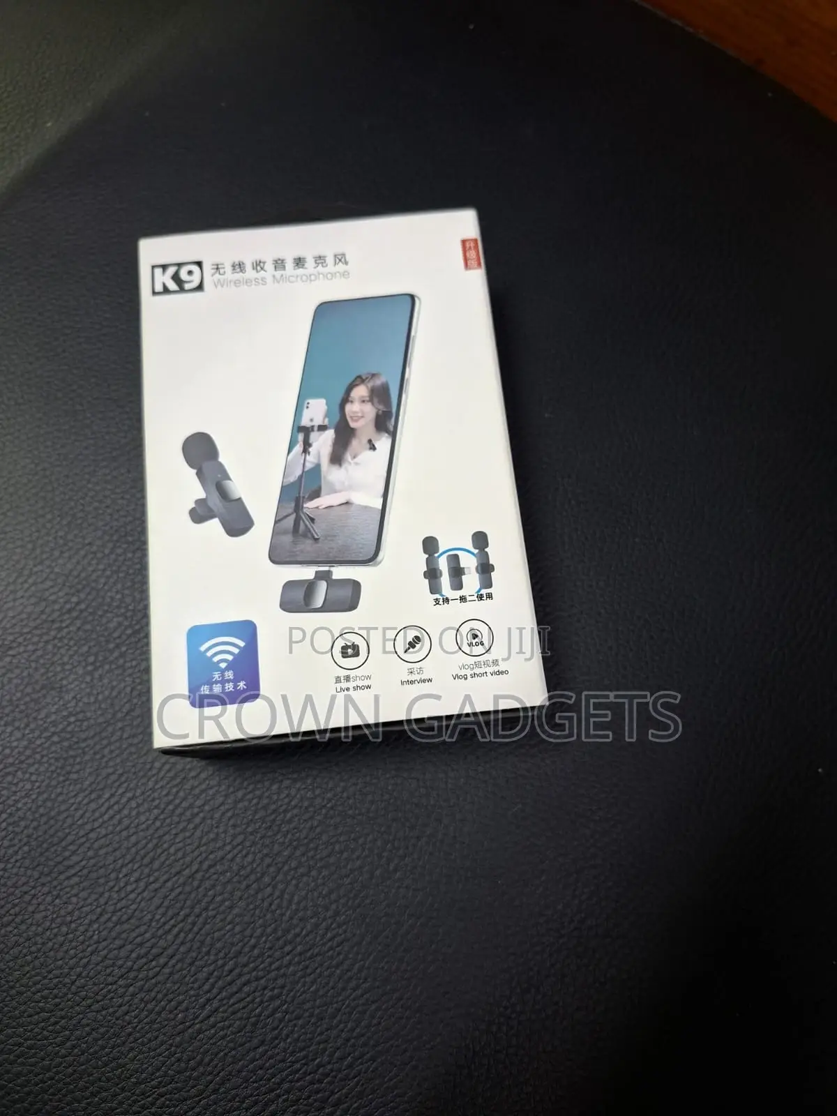 Portable Wireless Microphone for Vlogging Streaming