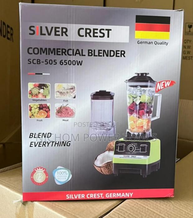 Silver Crest 2 in 1 Commercial Blender 6500watts - main view