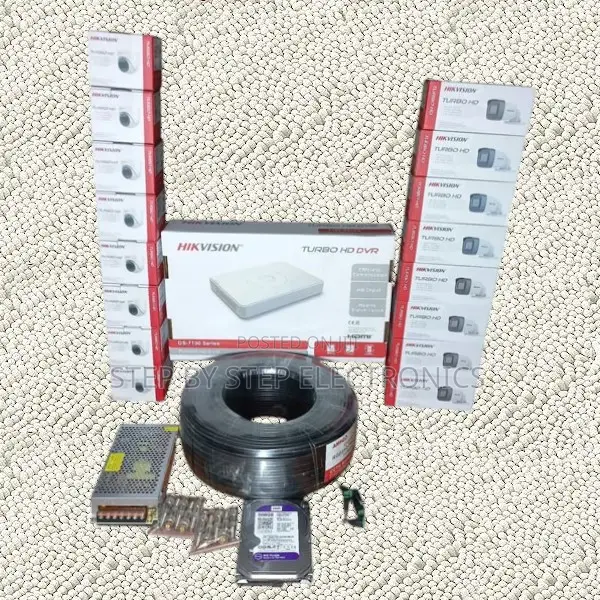 Hikvision 16 Cameras 1080p Full Hd DVR Kit for Indoor Outdoor Security