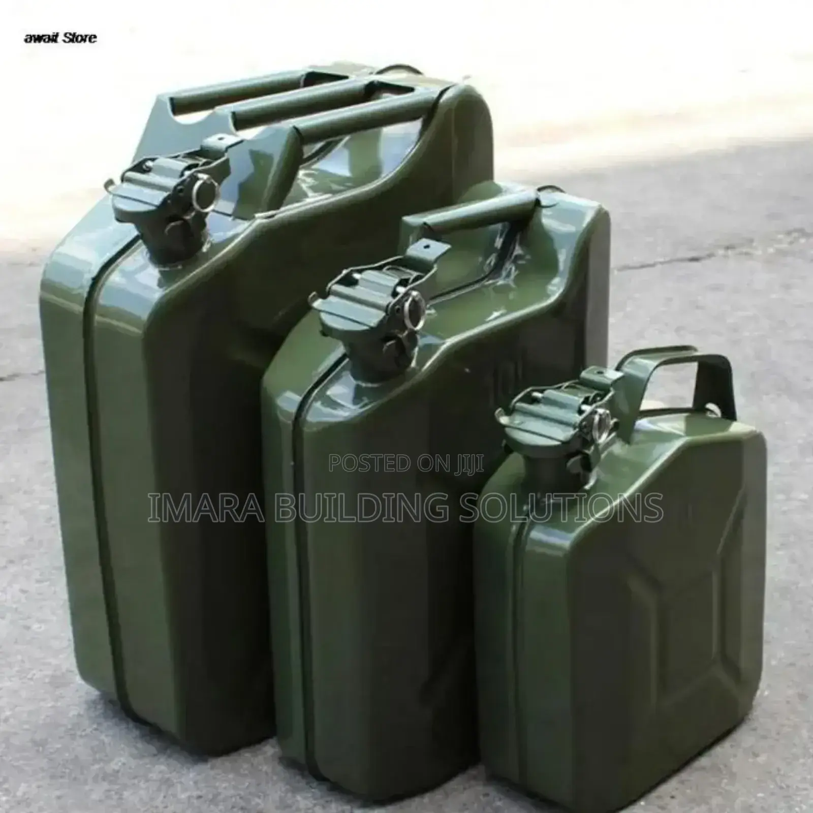 20 Litres Steel Jerry Can – Durable Portable