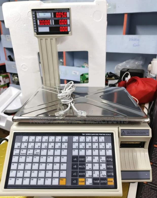 Computerized Digital Weighing Scale 30kgs/Barcode Printing Scale, - main view