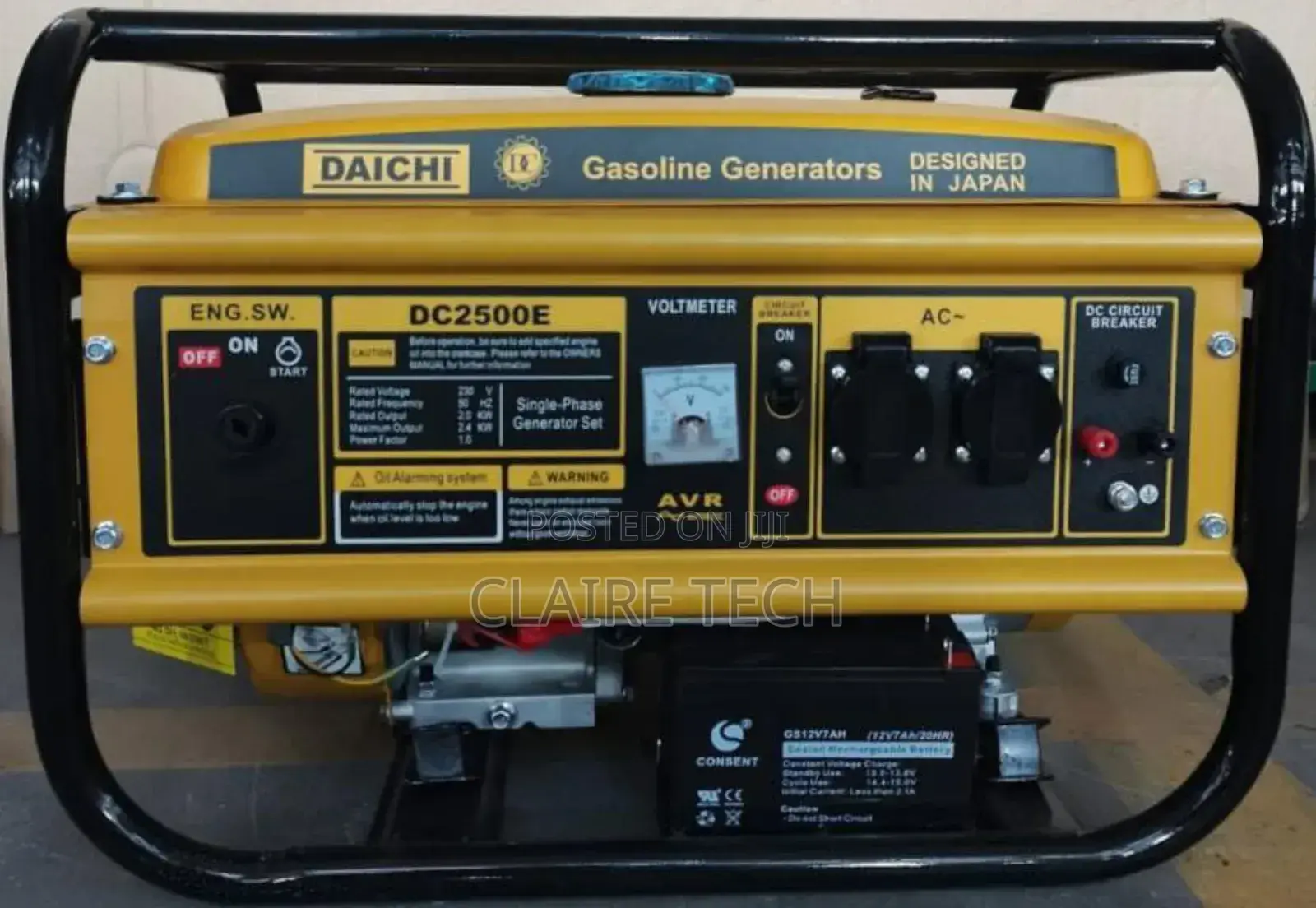 Daichi Gasoline Generator Dc2500e