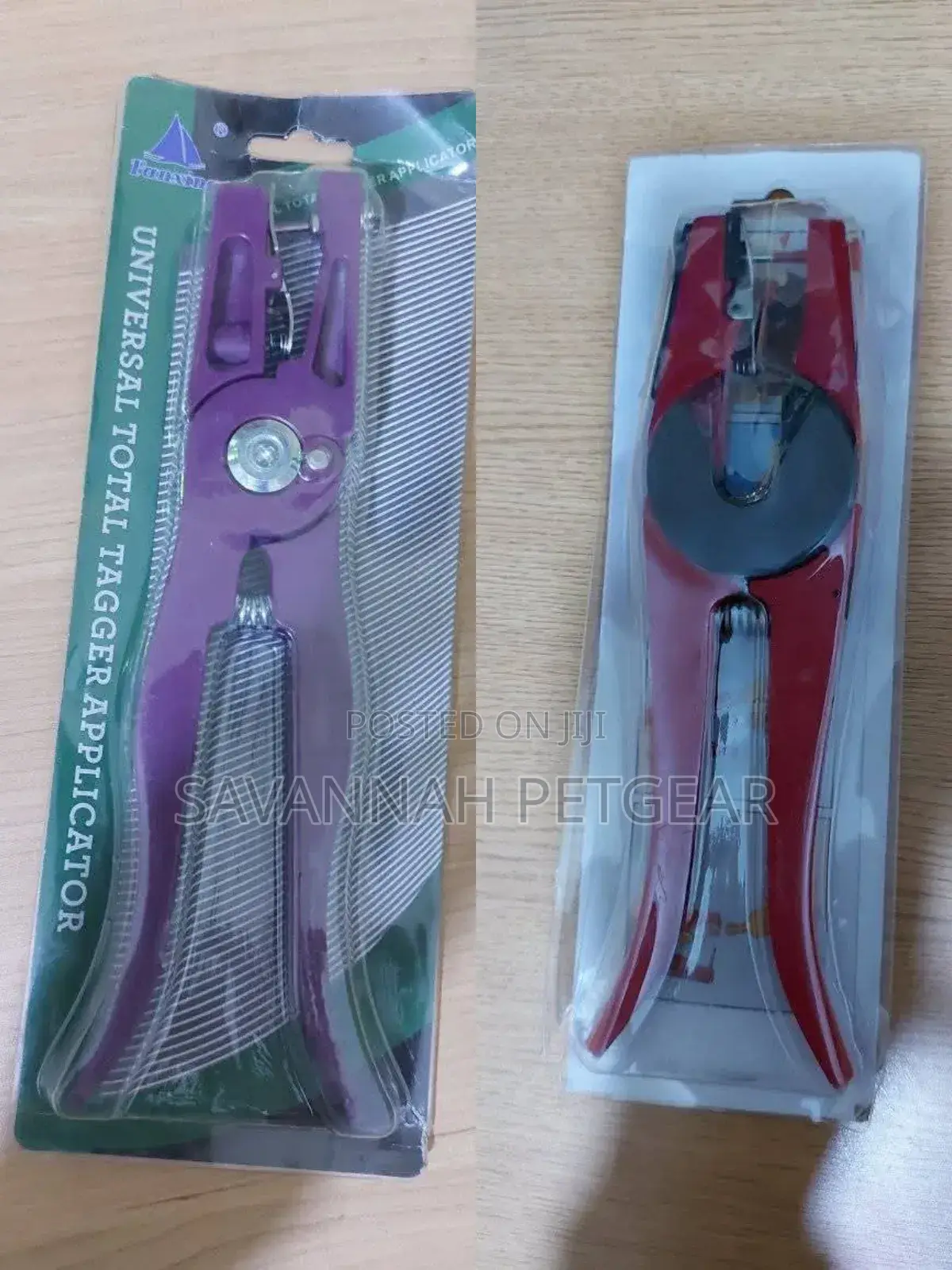 Heavy Duty Animal Ear Tag Applicators With Replaceable Pin Clip