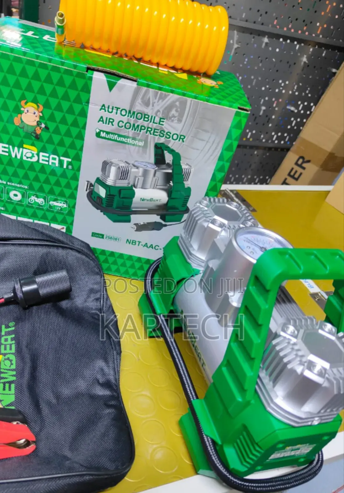 Newbeat 150w 120psi Automobile Air Compressor.