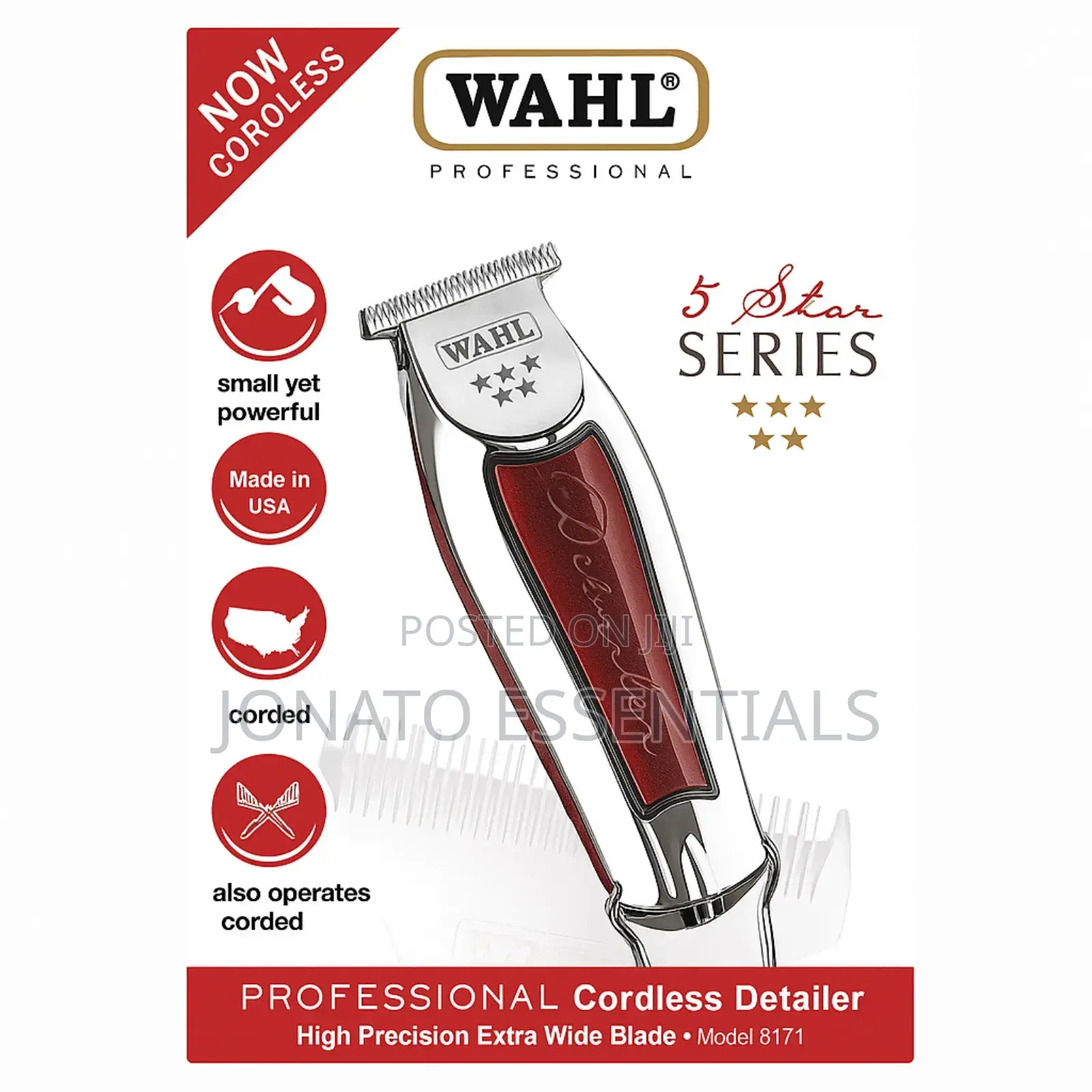 Wahl Professional Cordless Detailer Hair Trimmer