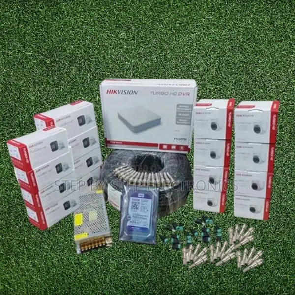 Hikvision 16 Cameras 1080p Hd CCTV Kit for Day and Night Surveillance